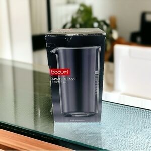 NIB BODUM French Press Coffee Maker Carafe Glass Replacement Glass